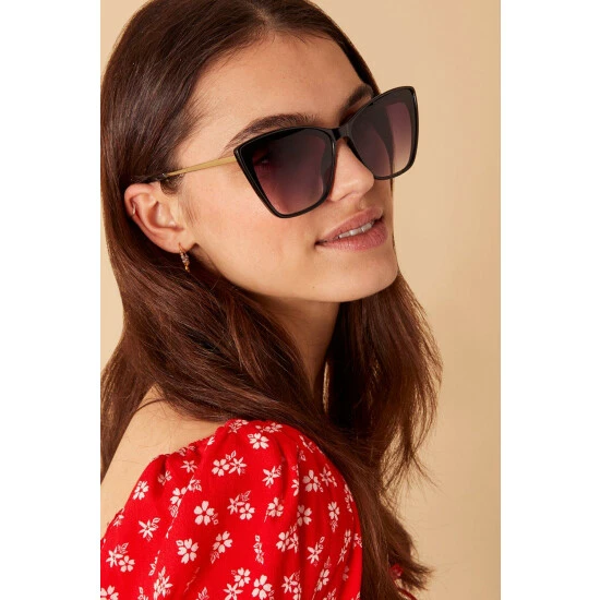 Accessorize Thin Arm Cat Eye Sunglasses For Female 4 Accessorize Thin Arm Cat Eye Sunglasses For Female - Image 2