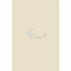 Accessorize Sterling Silver Sparkly Constellation Libra Ring For Female