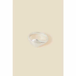 Accessorize Sterling Silver Organic Plain Band Ring For Female