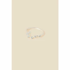 Accessorize Sterling Silver Sparkly Constellation Taurus Ring For Female