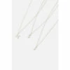 Accessorize Sterling Silver Super Sparkle Initial Pendant Necklace- N For Female -Accessorize Shop unnamed file 2345