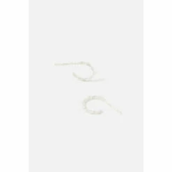 Accessorize Sterling Silver Twisted Rope Hoops For Female -Accessorize Shop unnamed file 2362