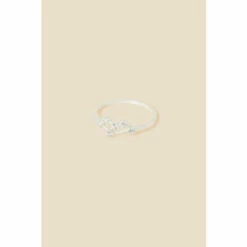 Accessorize Sterling Silver Sparkly Constellation Gemini Ring For Female