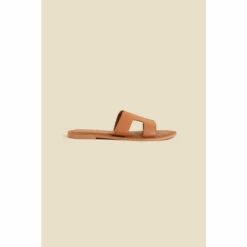 Accessorize Wide Fit Cut-Out Leather Sliders For Female -Accessorize Shop unnamed file 2435