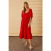 Accessorize Puff Sleeve Textured Midi Dress For Female -Accessorize Shop unnamed file 2440