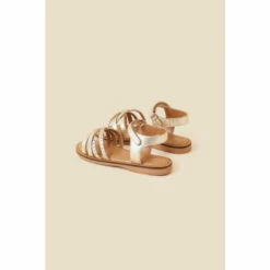 Accessorize Strappy Plait Leather Sandals For Unisex -Accessorize Shop unnamed file 2457