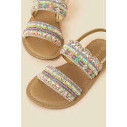 Accessorize Girls Embellished Beaded Scallop Sandals For Unisex -Accessorize Shop unnamed file 2463