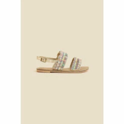 Accessorize Girls Embellished Beaded Scallop Sandals For Unisex -Accessorize Shop unnamed file 2464
