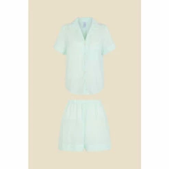 Accessorize Seersucker Stripe Shorts Pyjama Set For Female -Accessorize Shop unnamed file 2476