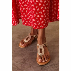 Accessorize Plaited Loop Sandals For Female 9 Accessorize Plaited Loop Sandals For Female -Accessorize Shop unnamed file 2530