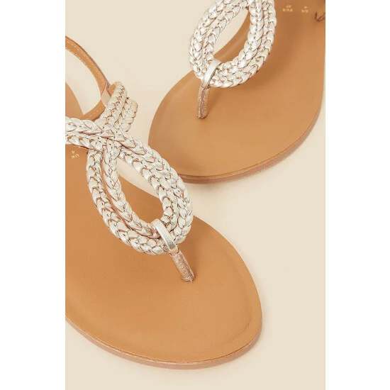 Accessorize Plaited Loop Sandals For Female 6 Accessorize Plaited Loop Sandals For Female - Image 4