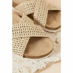 Accessorize Raffia Cross Strap Footbed Sliders For Female 8 Accessorize Raffia Cross Strap Footbed Sliders For Female -Accessorize Shop unnamed file 2539