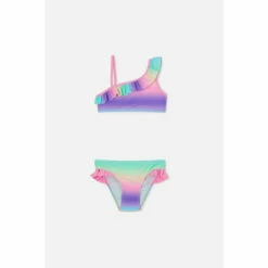 Accessorize Girls Ombre Frill Bikini Set For Unisex