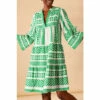 Accessorize Jacquard Flute Sleeve Dress For Female -Accessorize Shop unnamed file 2588