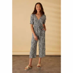 Accessorize Ditsy Print Wrap Jumpsuit For Female -Accessorize Shop unnamed file 2604