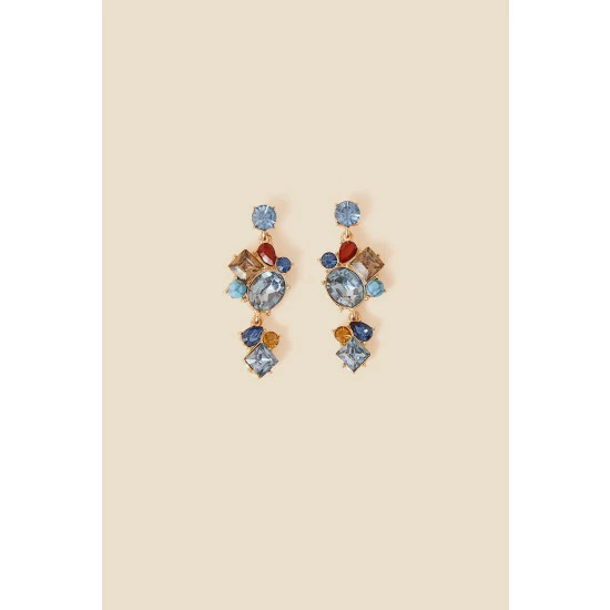 Accessorize Stone Statement Earrings For Female 3 Accessorize Stone Statement Earrings For Female