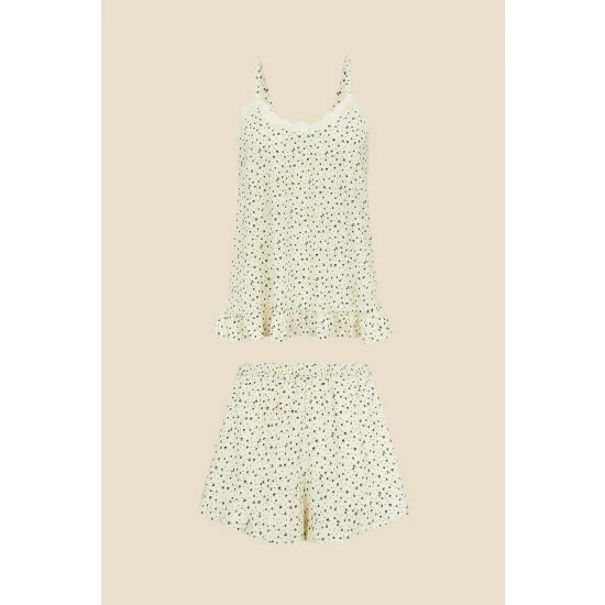 Accessorize Ditsy Print Short Pyjama Set For Female 6 Accessorize Ditsy Print Short Pyjama Set For Female - Image 4