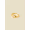 Accessorize Gold-Plated Rose Quartz Heart Signet Ring For Female -Accessorize Shop unnamed file 2679