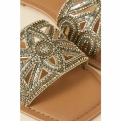 Accessorize Flower Embellished Diamante Sliders For Female -Accessorize Shop unnamed file 2730