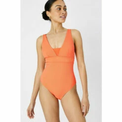 Accessorize Ribbed &apos;Lexi&apos; Shaping Swimsuit For Female -Accessorize Shop unnamed file 2736