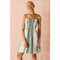 Accessorize Jacquard Bandeau Dress For Female