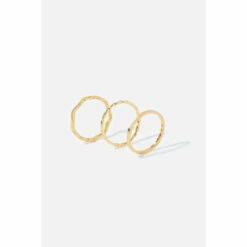 Accessorize Gold-Plated Slim Ring Set For Female -Accessorize Shop unnamed file 2770