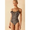 Accessorize Leopard Frill Swimsuit For Female -Accessorize Shop unnamed file 2807