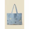 Accessorize Embroidered Floral Cord Shopper Bag For Female -Accessorize Shop unnamed file 290