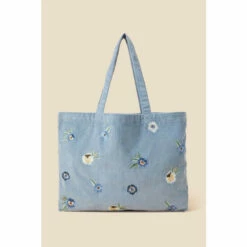 Accessorize Embroidered Floral Cord Shopper Bag For Female