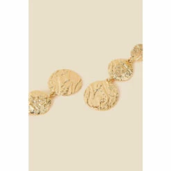 Accessorize Textured Circle Long Drop Earrings For Female 8 Accessorize Textured Circle Long Drop Earrings For Female -Accessorize Shop unnamed file 356