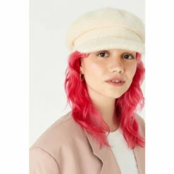 Accessorize Textured Baker Boy Hat For Female -Accessorize Shop unnamed file 417