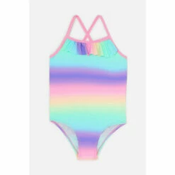 Accessorize Girls Pastel Ombre Swimsuit For Unisex