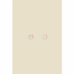 Accessorize Sterling Silver Flower Stud Earrings For Female