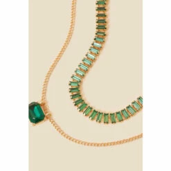 Accessorize Layered Sparkle Gem Choker For Female -Accessorize Shop unnamed file 532