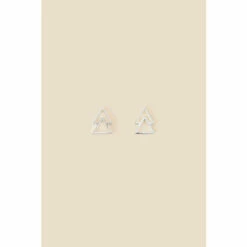 Accessorize Sterling Silver Triangle Stud Earrings For Female -Accessorize Shop unnamed file 591