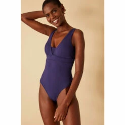 Accessorize &apos;Lexi&apos; Ribbed Shaping Swimsuit For Female
