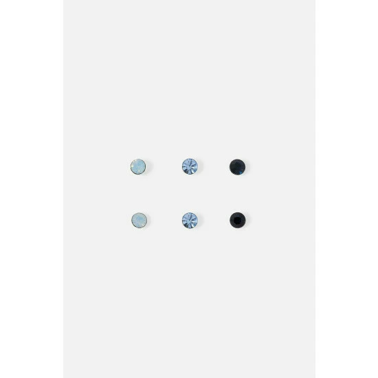 Accessorize Sterling Silver Ombre Sparkle Stud Set For Female 5 Accessorize Sterling Silver Ombre Sparkle Stud Set For Female - Image 3