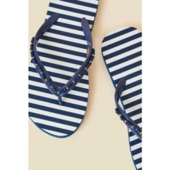 Accessorize Beaded Nautical Stripe Flip Flops For Female -Accessorize Shop unnamed file 662