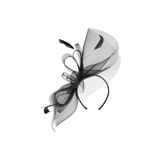 Accessorize 'Rhea' Oversized Bow Fascinator Headband For Female 3 Accessorize 'Rhea' Oversized Bow Fascinator Headband For Female