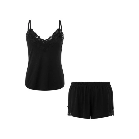 Accessorize Lace Trim Pyjama Set For Female 5 Accessorize Lace Trim Pyjama Set For Female - Image 4