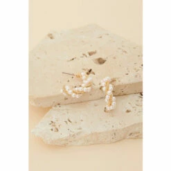 Accessorize Twisted Pearl Hoop Earrings For Female -Accessorize Shop unnamed file 701