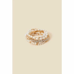 Accessorize Pearl And Diamanté Stretch Bracelet 10 Pack For Female -Accessorize Shop unnamed file 715