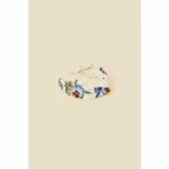 Accessorize Embroidered Pansy Flower Knot Headband For Female