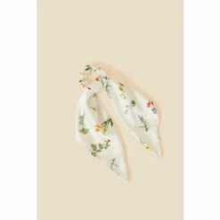 Accessorize Floral Satin Scarf Scrunchie For Female