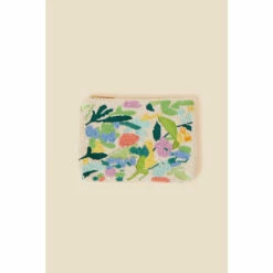 Accessorize Floral Beaded Pouch For Female