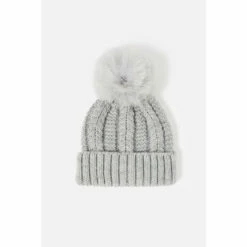Accessorize Chunky Knit Pom-Pom Beanie For Female -Accessorize Shop unnamed file 805