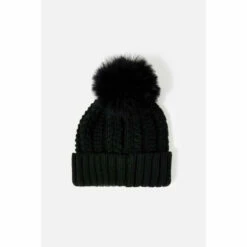 Accessorize Chunky Knit Pom-Pom Beanie For Female -Accessorize Shop unnamed file 806