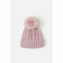 Accessorize Chunky Knit Pom-Pom Beanie For Female -Accessorize Shop unnamed file 807