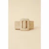 Accessorize Square Buckle Natural Weave Belt For Female -Accessorize Shop unnamed file 811