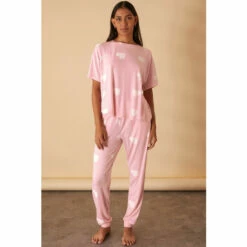 Accessorize Heart Jersey Pyjama Set For Female -Accessorize Shop unnamed file 821